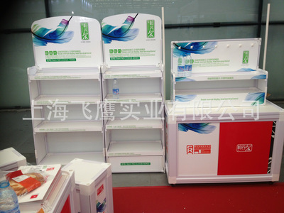 【【厂家直销】供应木质货架,产品展示柜,超市货架】价格,厂家,图片,展位摊位搭建,上海飞鹰实业-